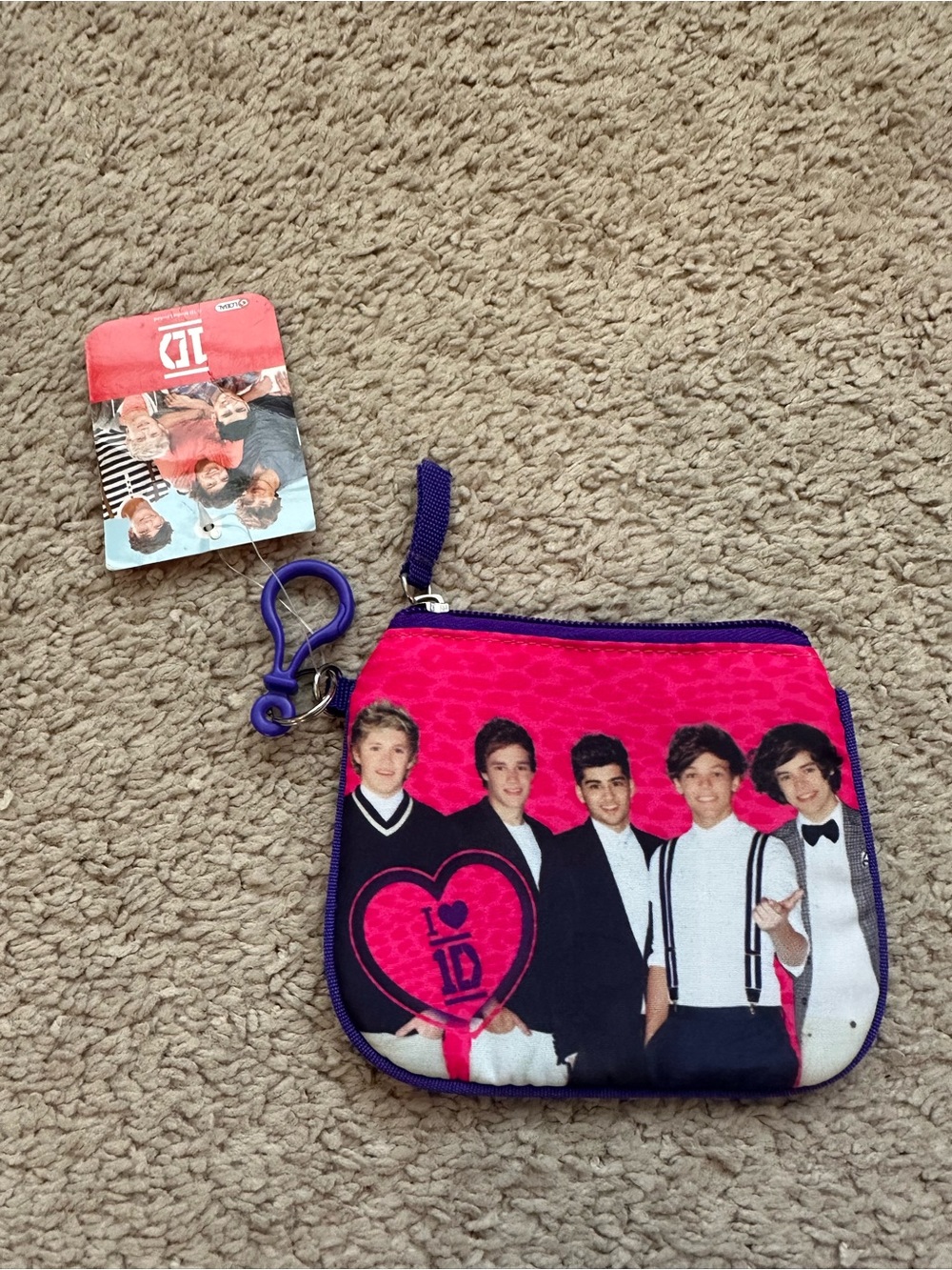 One Direction Coin Purse With ID Case